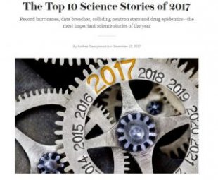 Ciencia en el 2017
